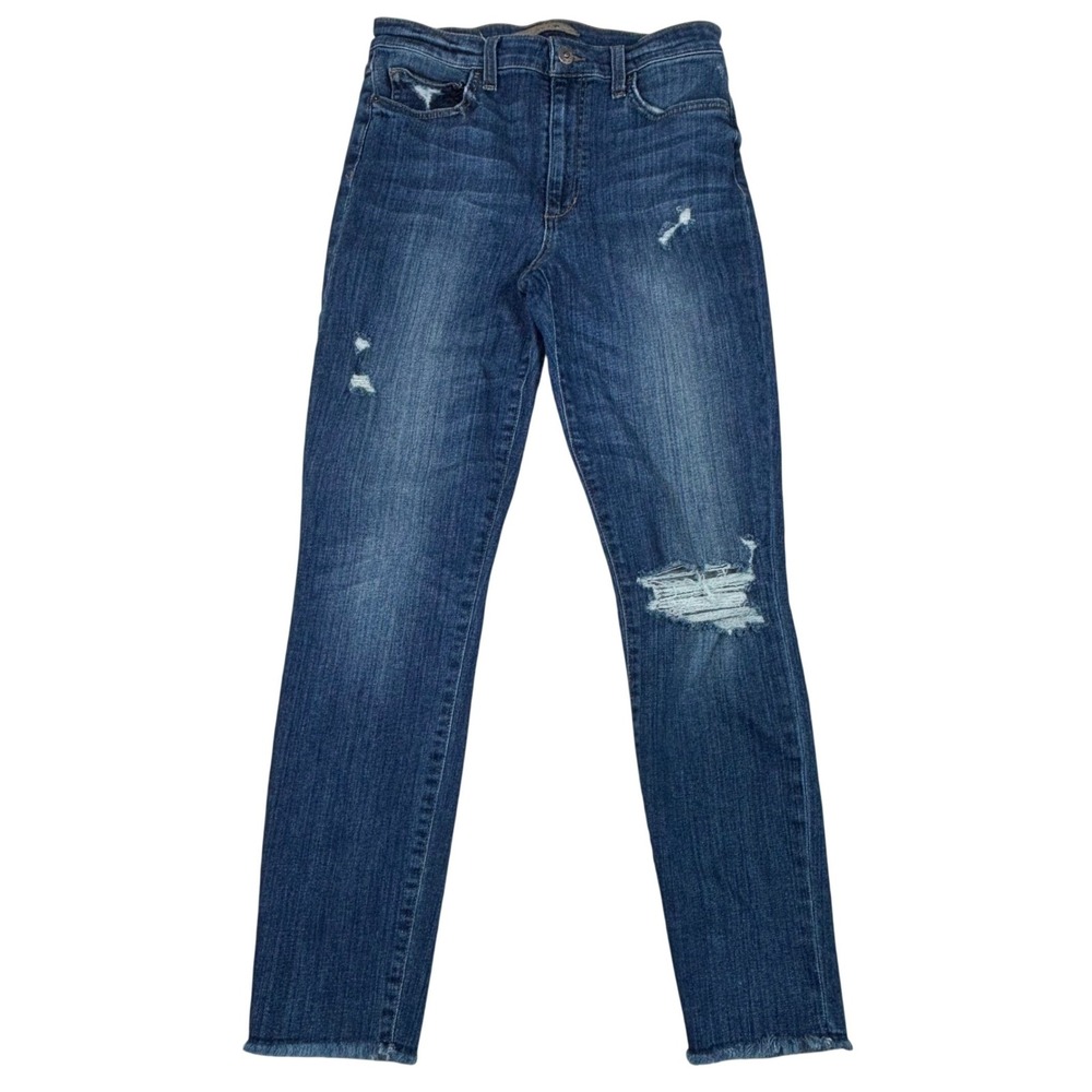 Dark Blue Distressed Women’s Jeans